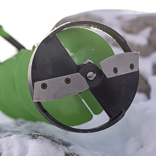 ION ICE FISHING Alpha Plus 10-Inch Electric Ice Auger Green/Black