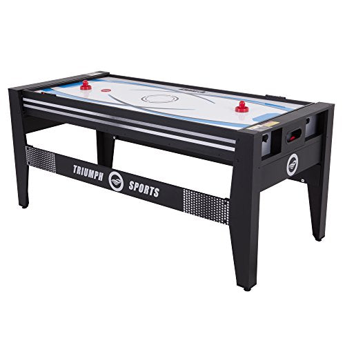 Triumph Sports 72" 4 in 1 Multi-Game Swivel Table Black