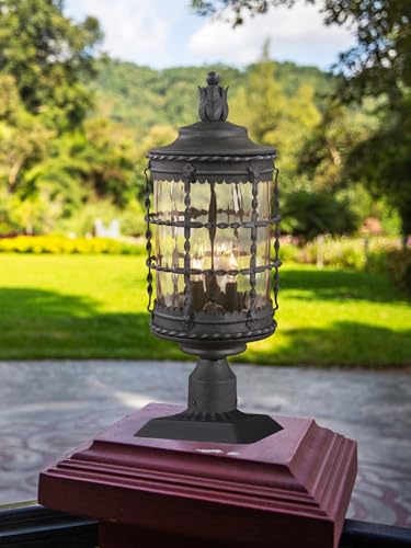 Minka Lavery European Influence Three Light Post Mount Mallorca Collection Bronze