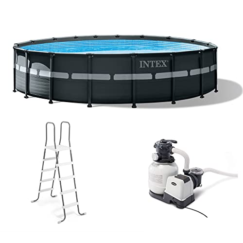 Intex Ultra XTR Frame 18' x 52" Above Ground Swimming Pool Blue Gray White