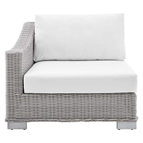 America Luxury - Outdoor Modern Rattan Lounge Chair White