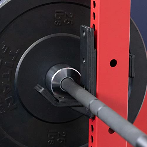 Titan Attachments T-3 Series Red Short Power Rack 36in Depth 1,100 LB Capacity