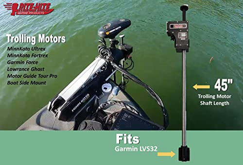 RITE-HITE Turret® Livescope Scanning Sonar Holder Compatible with Trolling Motors