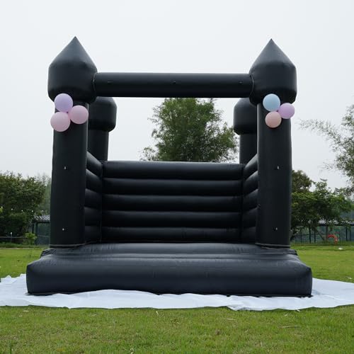 Blatesic Inflatable Black Bounce House Castle 13ft x 13ft x 10ft