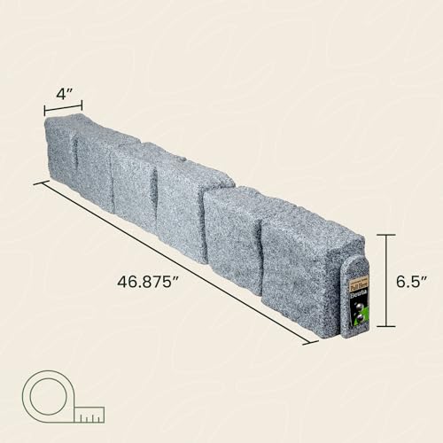 Beuta Landscaping Lawn Garden Edging Border 40Pc Sandstone