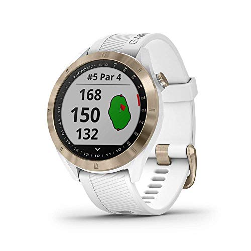 Garmin Approach S40 Golf Smartwatch Light Gold/White