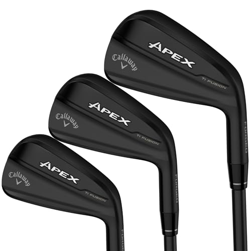 Callaway Golf Apex TI Fusion Iron Set Chrome (Right, Steel, Stiff, 4 Iron - PW)