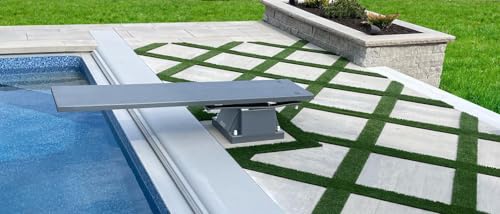 Global Pool Products Diving Board Stand Replacement Base with Jig for Inground Swimming Pool Sand