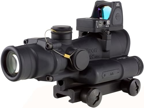Trijicon 4x32mm ACOG Red LED Illuminated Sight with .223 Crosshair Reticle Black