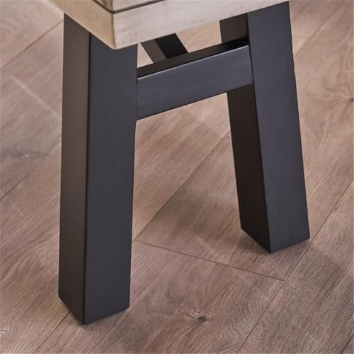 Noble House Estelle 3-Piece Indoor Acacia Wood Picnic Set Grey