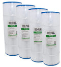 Neo-Pure PS-7105-AA Pool and Spa Filter 7" x 26-1/16" White with Blue Cap (4 Pack)