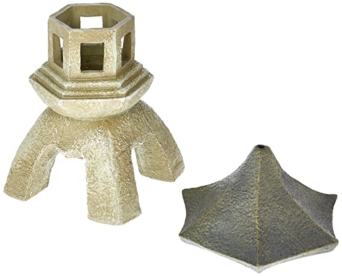 Design Toscano Asian Decor Pagoda Lantern Statue Giant Two-tone Stone