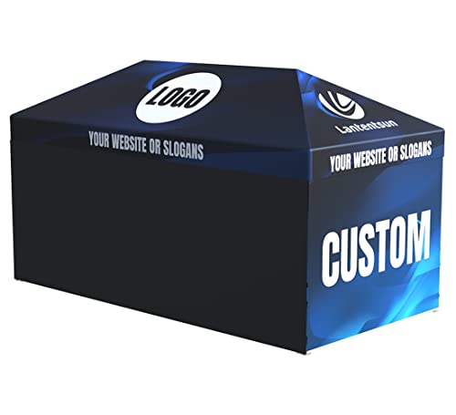 LANTENTSUN 10X20ft Custom Durable Easy Pop Up Canopy Tent Kit with Walls and Frame Custom Color