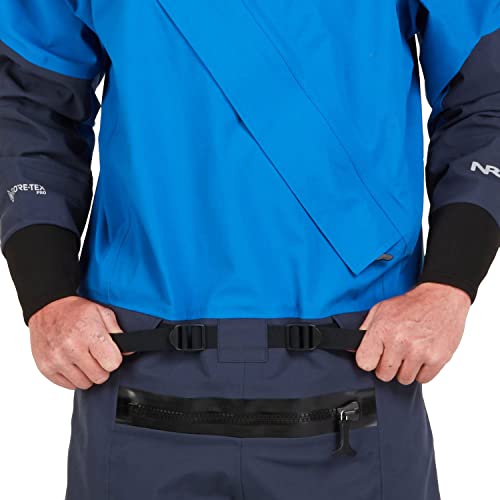 NRS Men's Nomad GORE-TEX Pro Semi-Dry Suit Blue