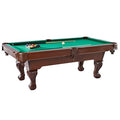 Barrington Billiards Pool Table Set Green/Dark Wood Grain