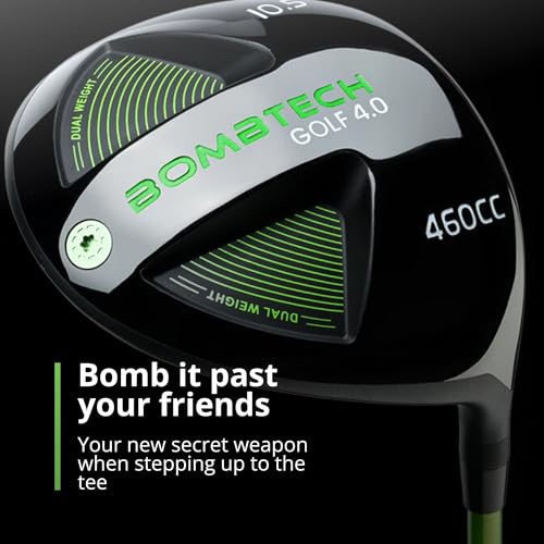 BombTech Golf Premium Golf Wood Set Black
