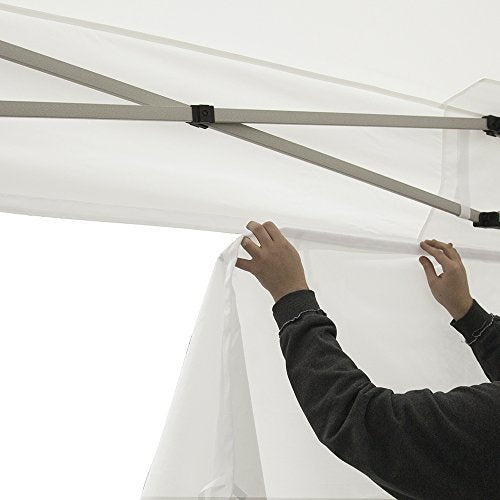 Vispronet 10x20 Aluminum Canopy Tent Kit White - Wind Resistant up to 30mph