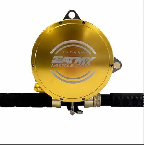 EAT MY TACKLE 130W 2-Speed Reel Tournament Edition Straight Rod 2-Pack