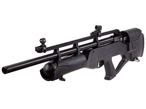 Wearable4U Hatsan Hercules Bully .35 Cal Air Rifle Bundle with 100 Pellets and Targets Black
