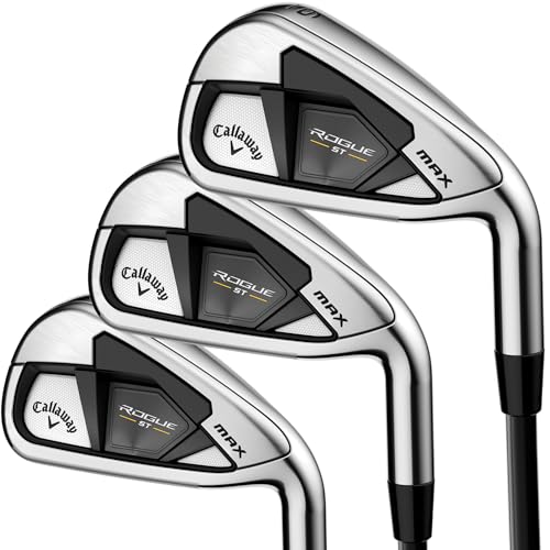 Callaway 2024 Rogue ST Max Iron Set Right Graphite Light Black