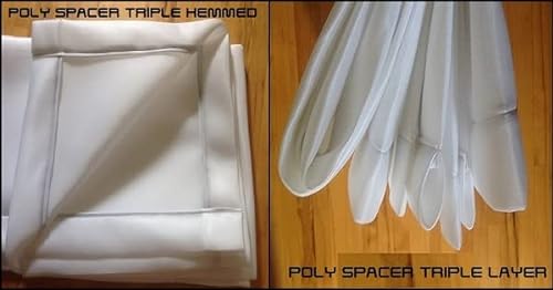 SPECTRUM GOLF SIMULATORS Golf Impact Screen Poly Spacer for Net Return Large 10 x 8