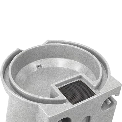 Good Ideas Rain Wizard 50 Gallon Rain Saver Barrel Water Storage Urn with Planter Space and 2 Brass Spigots Oak