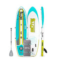 BOTE 10' FT 8" Breeze Aero Inflatable Stand Up Paddle Board Full Trax Citron