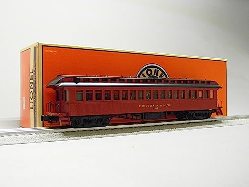 Generic Lionel Boston & Maine Railroad Wood Coach 2 Pack #1 O Gauge Natural Color