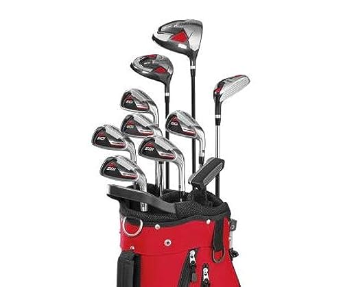 Wilson Prostaff SGi Golf Package Set Graphite Shaft Mens RH Red Black Silver