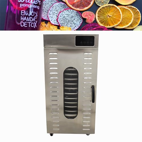 HQHAOTWU 20 Layers Rotary Food Dehydrator Machine Stainless Steel Commercial Dryer