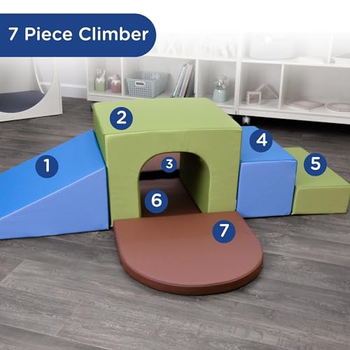 Children's Factory Cozy Woodland Climb-Up Tunnel Toddler Play Equipment