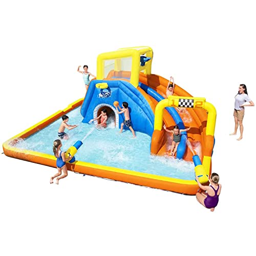 Bestway H2OGO! Super Double Racing Inflatable Water Park Super Speedway