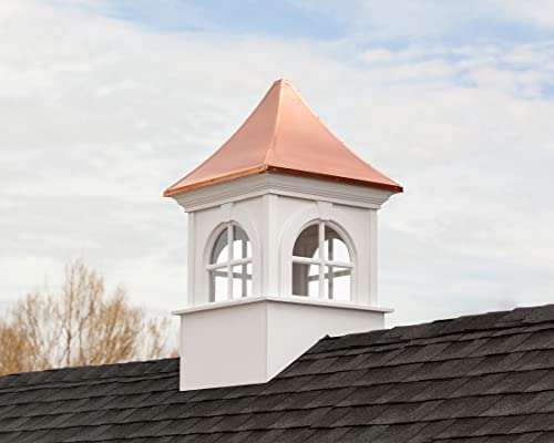 Good Directions Smithsonian Fairfax Vinyl Cupola with Copper Roof 60" x 99