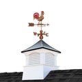 Good Directions 26" Square Coventry Vinyl Aluminum Roof Weathervane White/Black/Red
