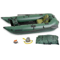 Sea Eagle 285 Frameless Inflatable 9’ Pontoon Fishing Boat Green