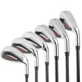 JUGGERNAUT Max Golf Iron Set (5-PW) Men's Right Handed Graphite-Shafted Stiff Flex Silver