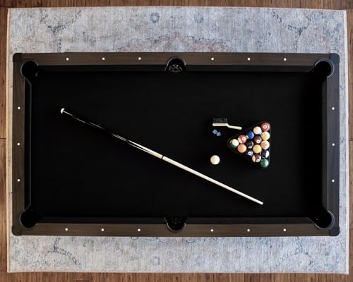 Chamberlain Game Tables New York Nights 7 Ft Pool Table Set with Benches and Top Espresso