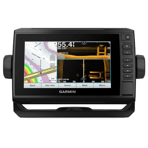 Garmin ECHOMAP UHD 73sv 7" Keyed-Assist Touchscreen Chartplotter with U.S. LakeVü g3 Black