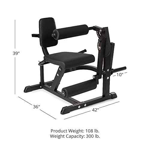 Titan Fitness Adjustable Leg Extension and Curl Machine 300 LB Rated