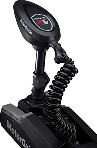 MotorGuide Xi3 Freshwater Trolling Motor Wireless Bow Mount 54-inch Shaft 70-Pound Peak Thrust GPS Black