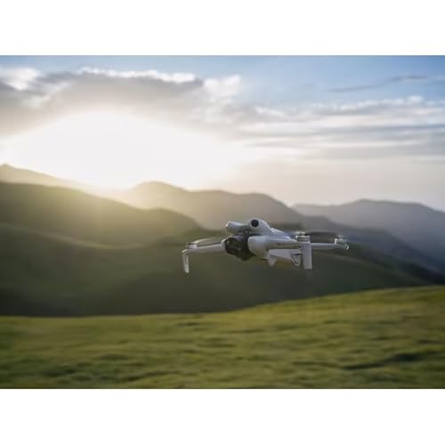 DJI Mini 4 Pro Folding Drone Fly More Combo Plus with RC 2 Remote, 4K HDR Camera, Under 249g, 3 Batteries, Hard Case & Lens Bundle