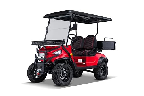 Kandi America Electric Cart with 5,000-Watt Motor Red