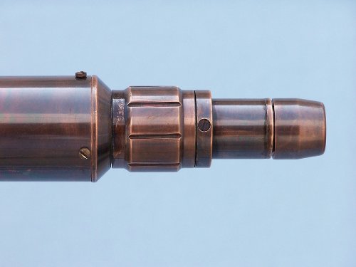 Handcrafted Nautical Decor Antique Copper Anchormaster Telescope 65" Copper