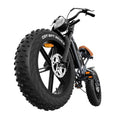 EOSBIKE JANSNO Electric Bike for Adults 20" x 4.0 Fat Tire Electric Bicycle Black
