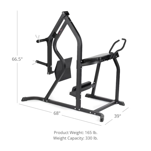 Titan Fitness Plate-Loaded Kickback Glute Machine 33 LB Capacity