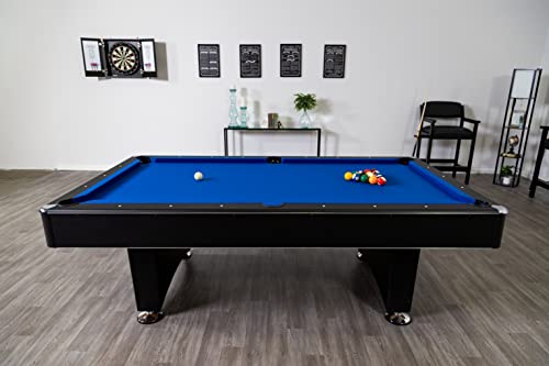 Hathaway Hustler 8-ft Pool Table with Ball Return Blue