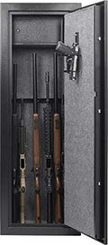 BARSKA Large Electronic Rifle Gun Safe Cabinet 7.87 Cubic Feet Black
