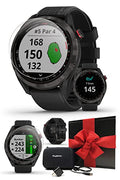 PlayBetter Garmin Approach S42 Golf GPS Watch Gunmetal/Black