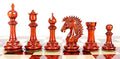 House of Chess Bud Rosewood/Boxwood Staunton Chess Pieces 4.5" Triple Weighted with Extra Queens