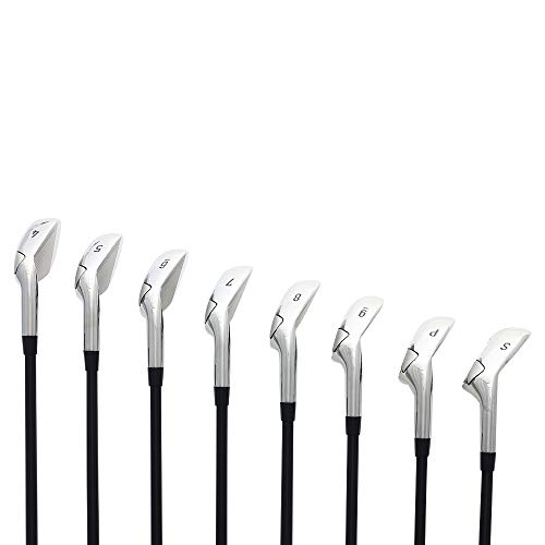 Majek K6 Iron Set +1 inch Over Big & Tall Men's 8-Piece Set Black